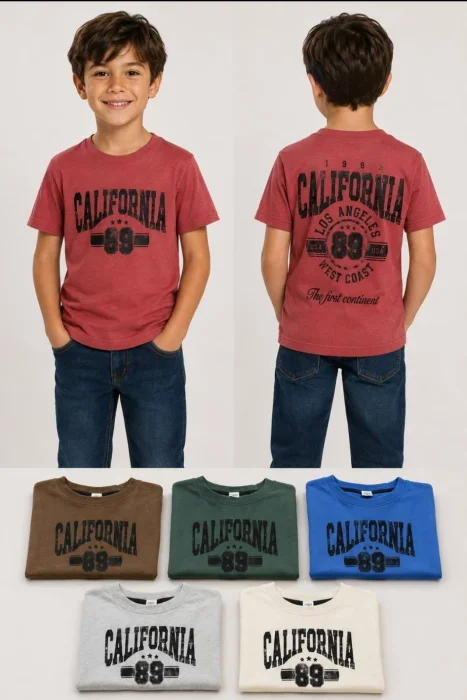 Remeras de Niños del 4 al 16 Algodón Jersey 24/1