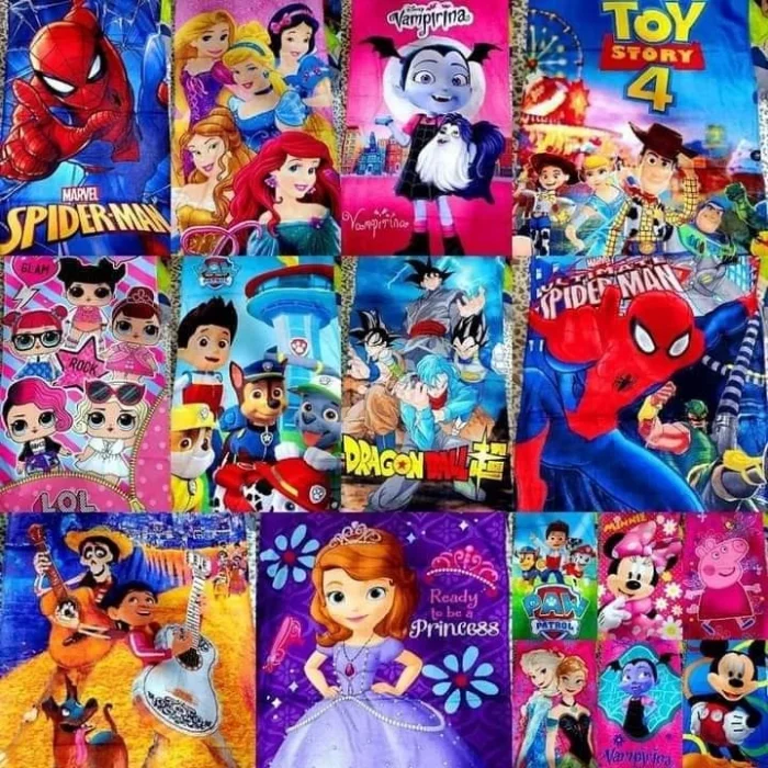 Toallon Microfibra  Infantiles