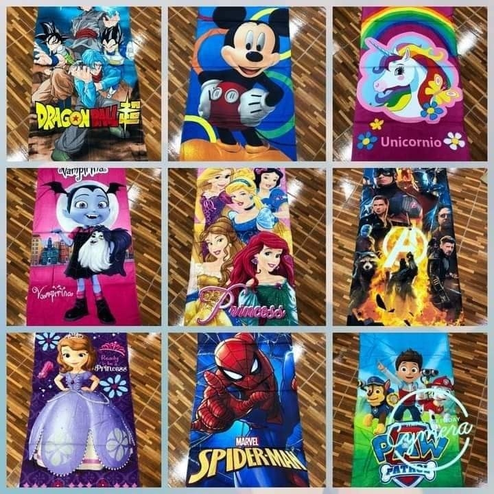 Toallon Microfibra  Infantiles - Imagen 2