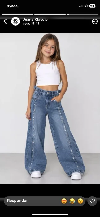 Agotado Wide Leigh con Tachas y Reguladores