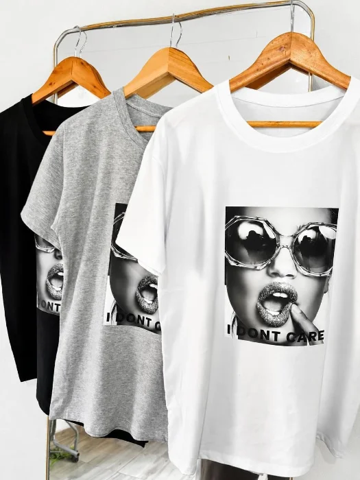 Remera Dont Care Algodón