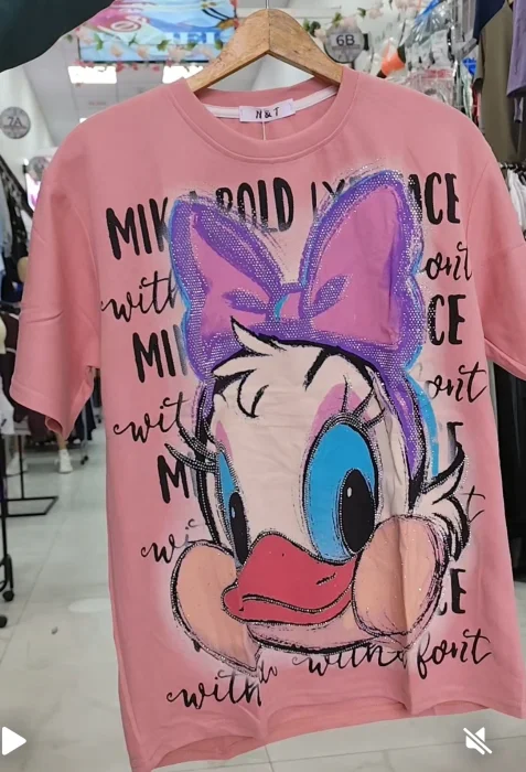 Remeron con Dibujos y Brillo de Adulto Importado
