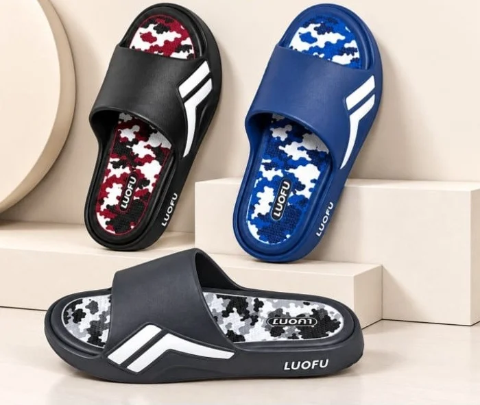 Chanclas Luofu Hombre 40a44 Importadas  Livianos