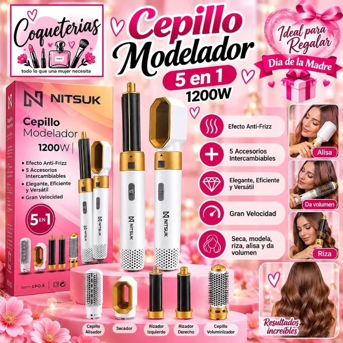 Secador Modelador 5 en 1