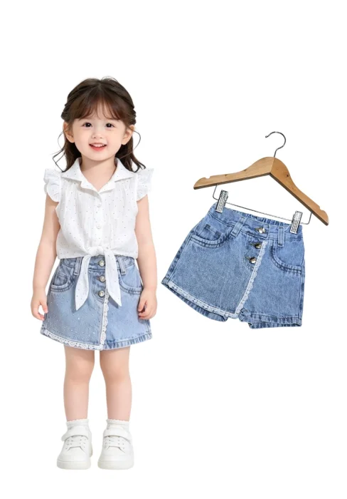 Short Pollera Beba Jeans