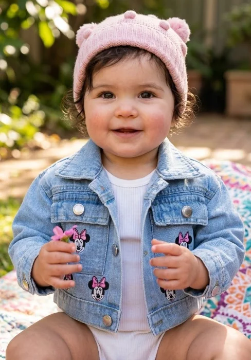 Campera Jeans Minnie Bebé