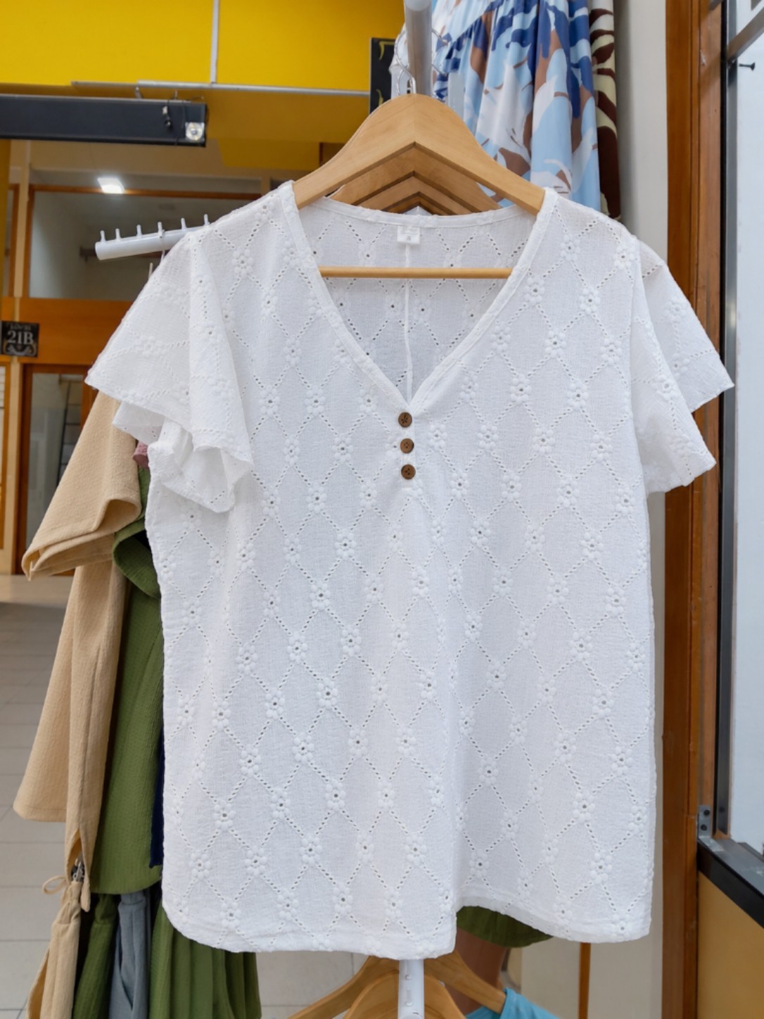 Blusa Broderi Talles 2 al 6 - Imagen 2