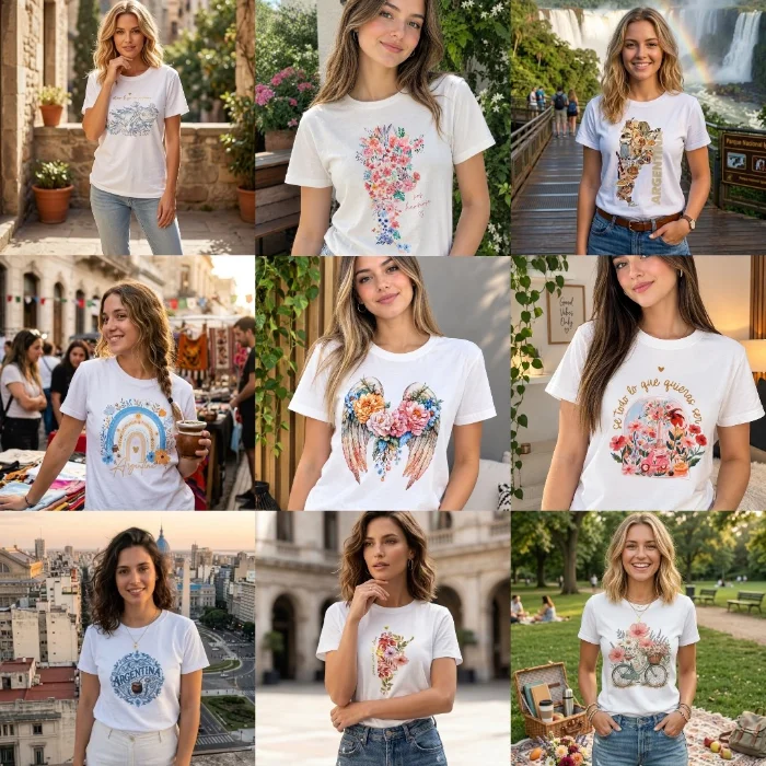 Remera Algodon 24.1 Peinado