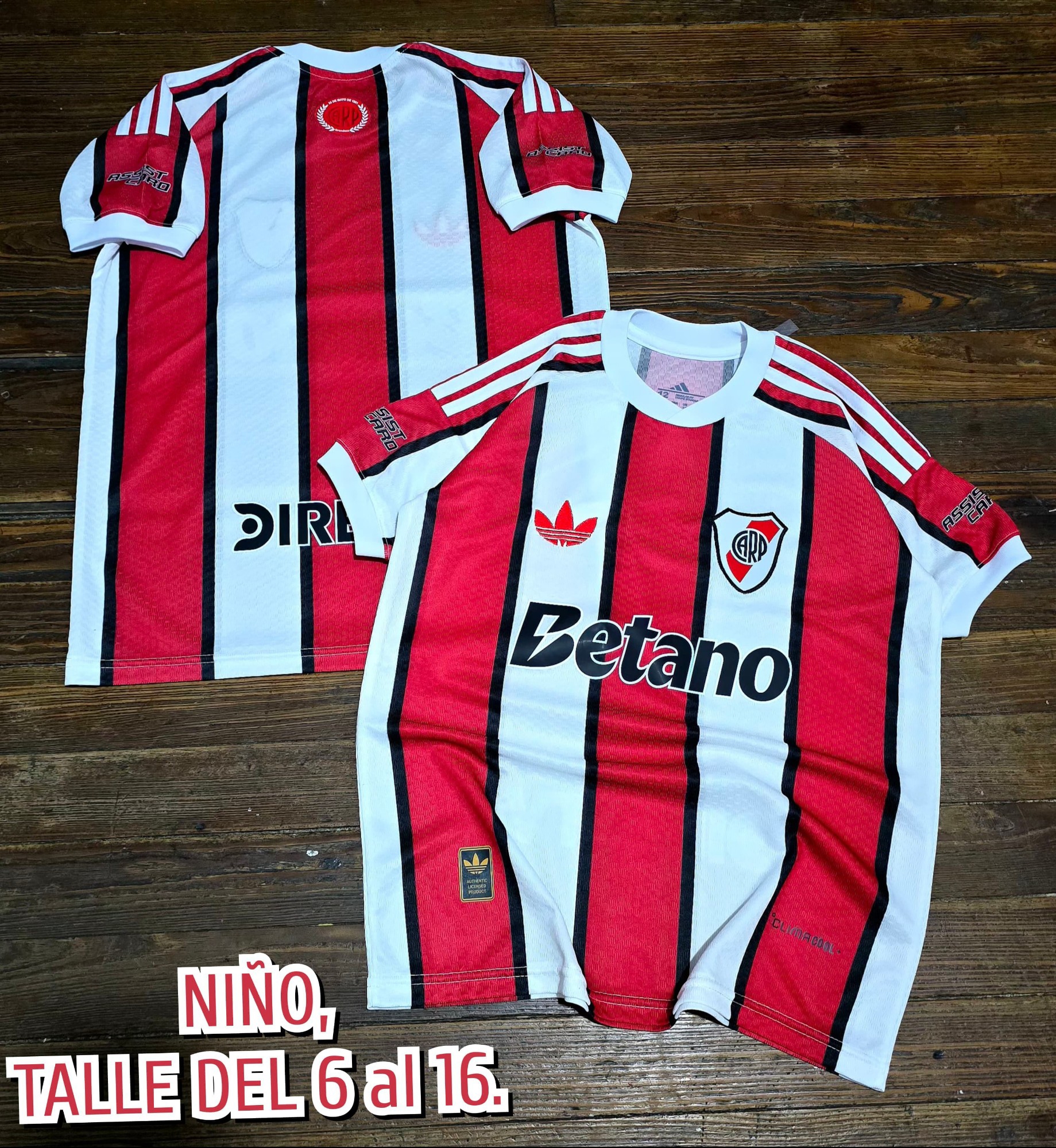 Camiseta River Suplente, Niño. - Imagen 2
