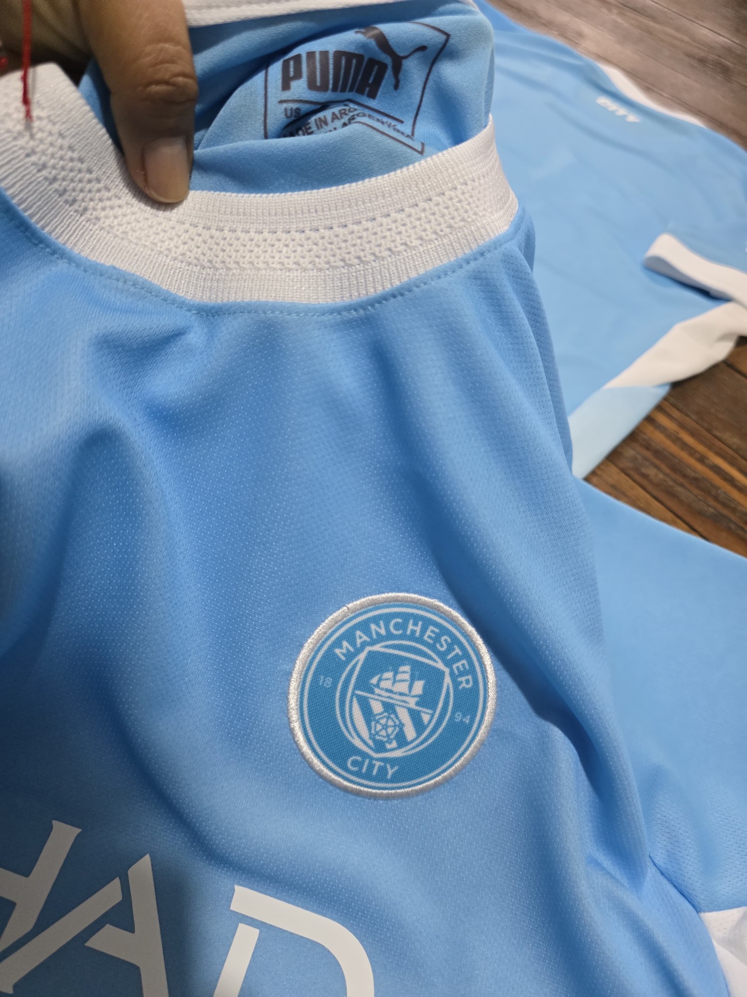 Camiseta Titular Manchester City,niño - Imagen 4
