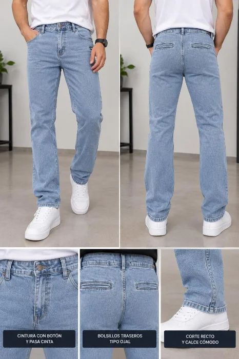 Jeans Mom Elastizado Chino