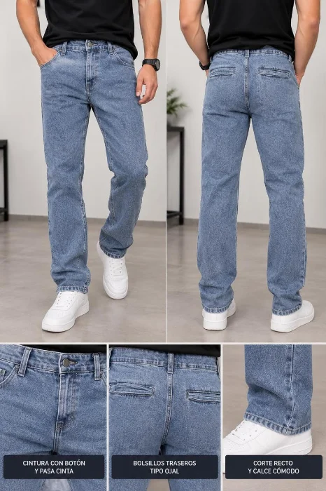 Jeans Mom Elastizado Chino