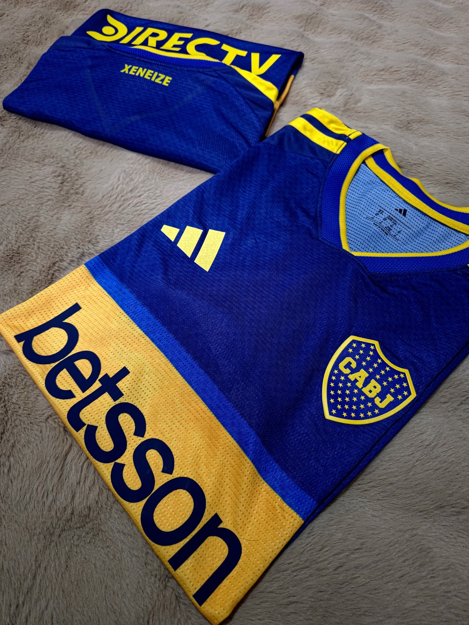 Camiseta Boca Titular con Dorsal - Imagen 2