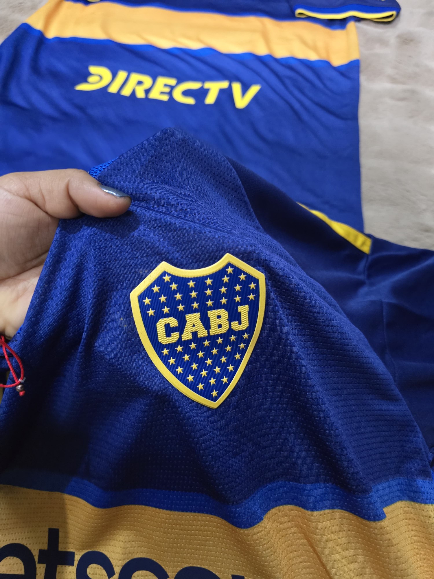 Camiseta Boca Titular con Dorsal - Imagen 3