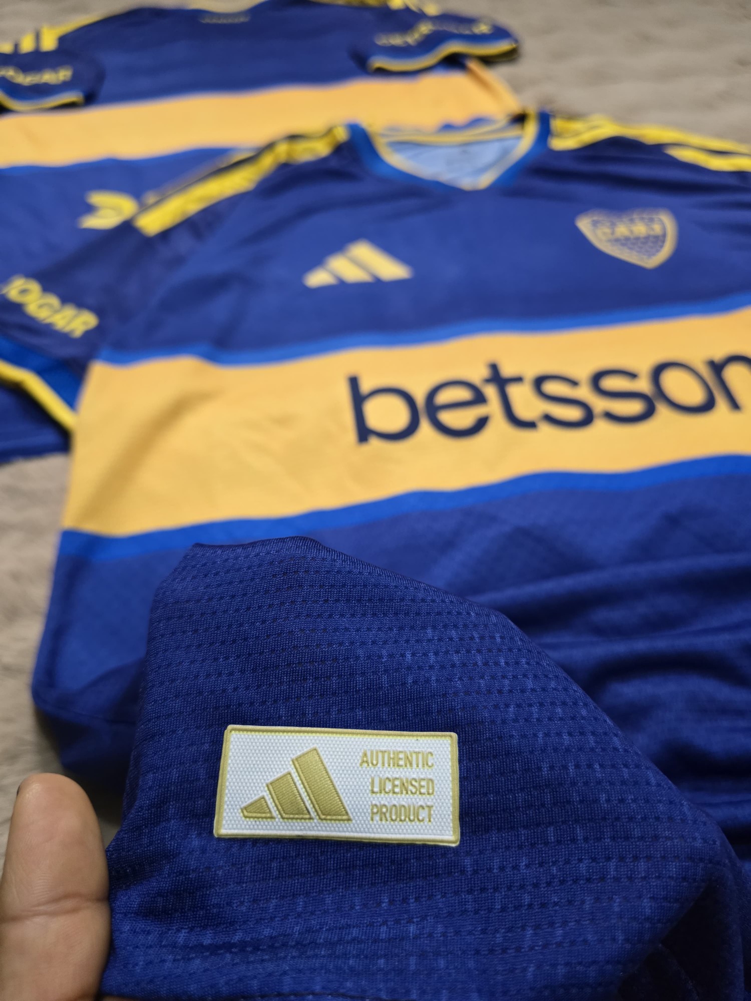 Camiseta Boca Titular con Dorsal - Imagen 4