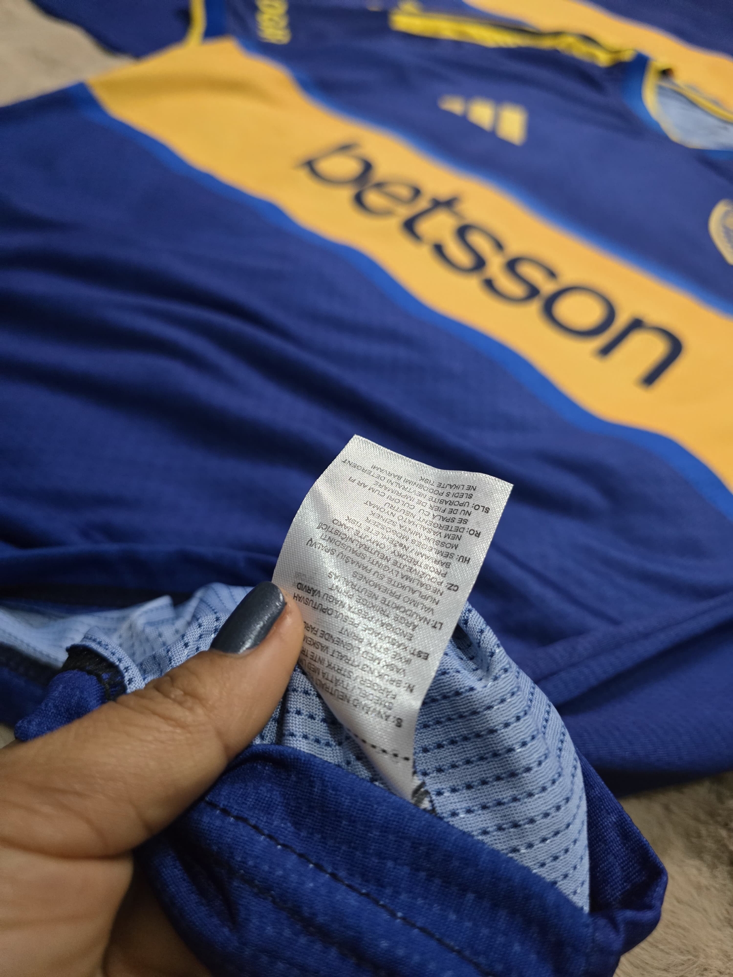Camiseta Boca Titular con Dorsal - Imagen 5