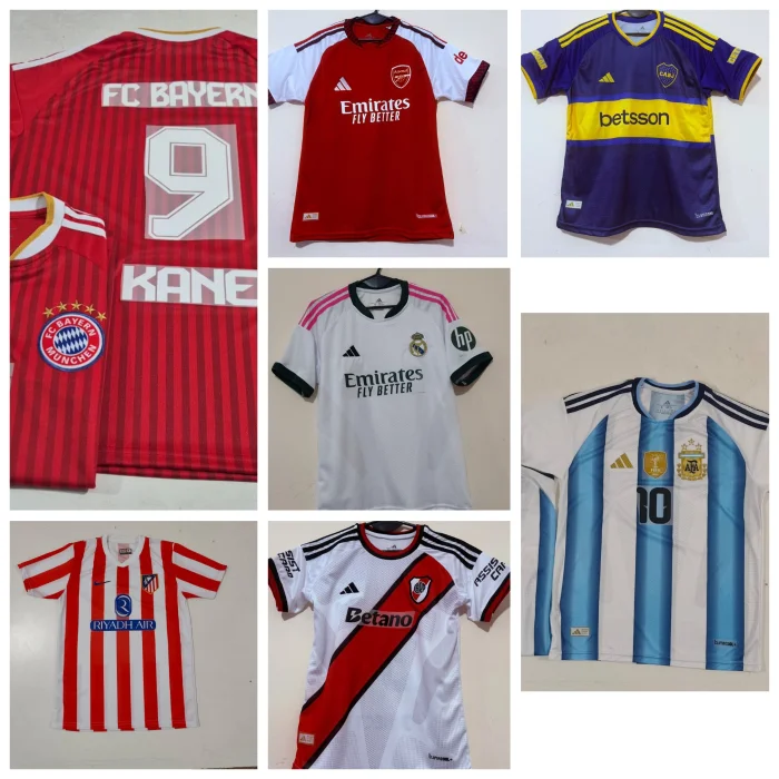 Camisetas Niños Boca, River , Argentina, Europa