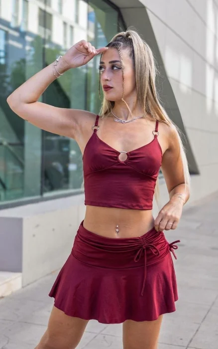 Musculosa de Microfibra con Argollas