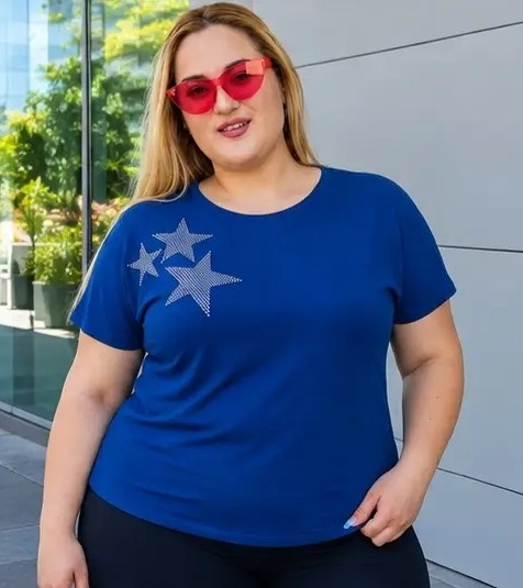 Remera de Modal Viscosa con Brillo - Imagen 3