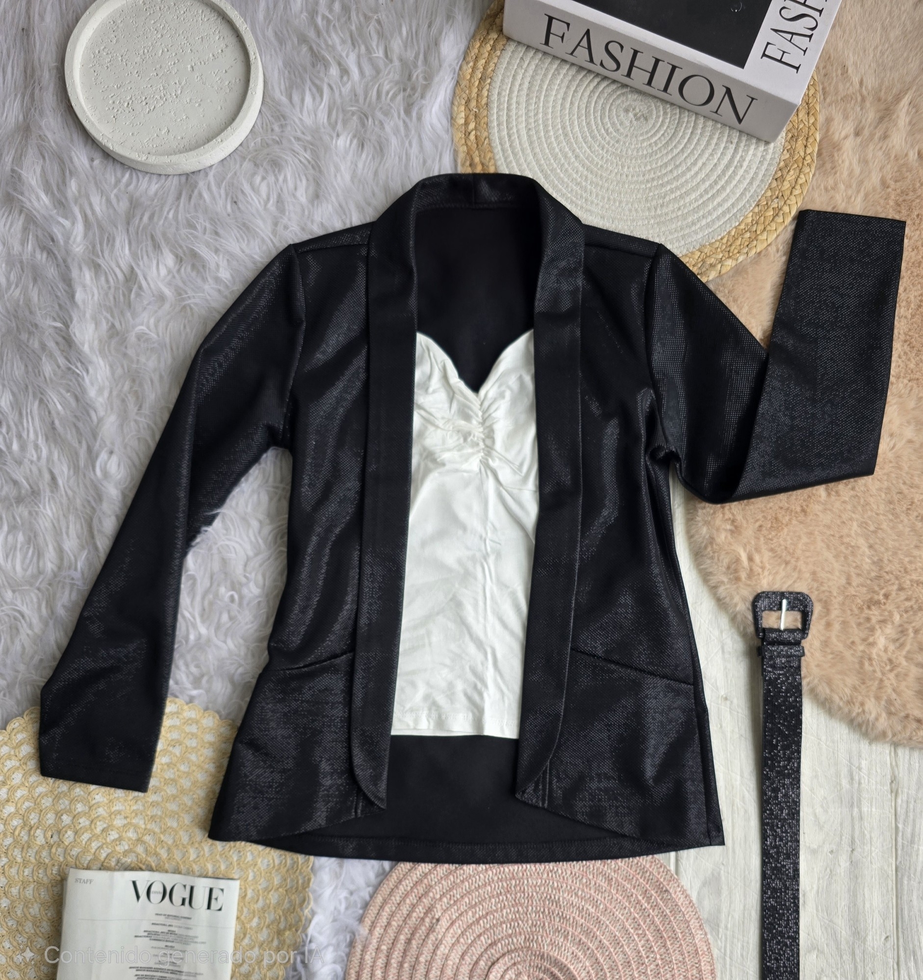Blazer Gliter Brillo - Imagen 2