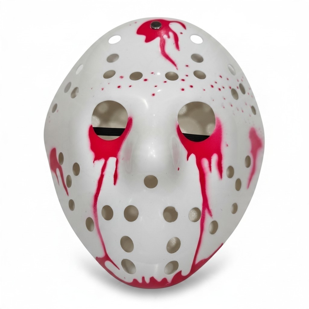 Máscara de Jason, Mide 24cm X 22cm Aproximado, Halloween - Imagen 1
