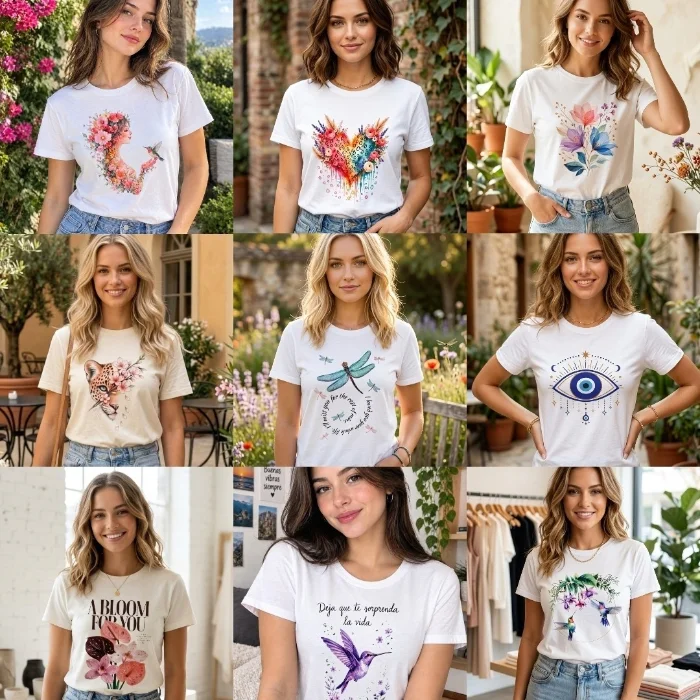 Remera Algodon 24.1 Peinado