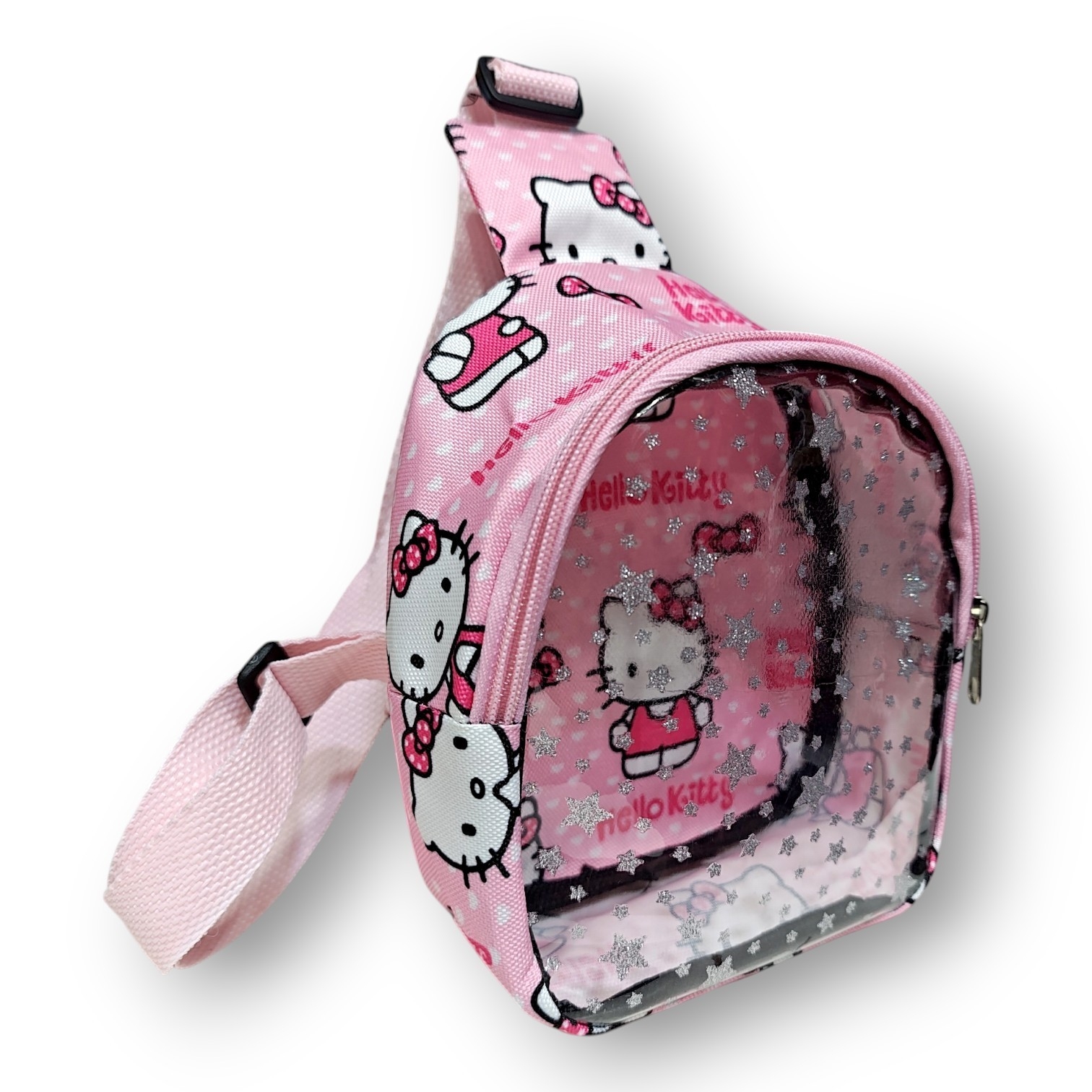 Pechera Infantil Hello Kitty Delantera de Cristal hasta 5 Años, 14×18× Prof 7 Cm Apro - Imagen 1