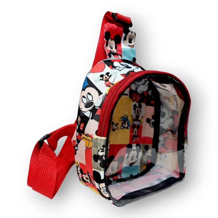 Pechera Infantil Mickey Cristal 14×18×prof7 Cm Aprox hasta 5 Años, Navidad