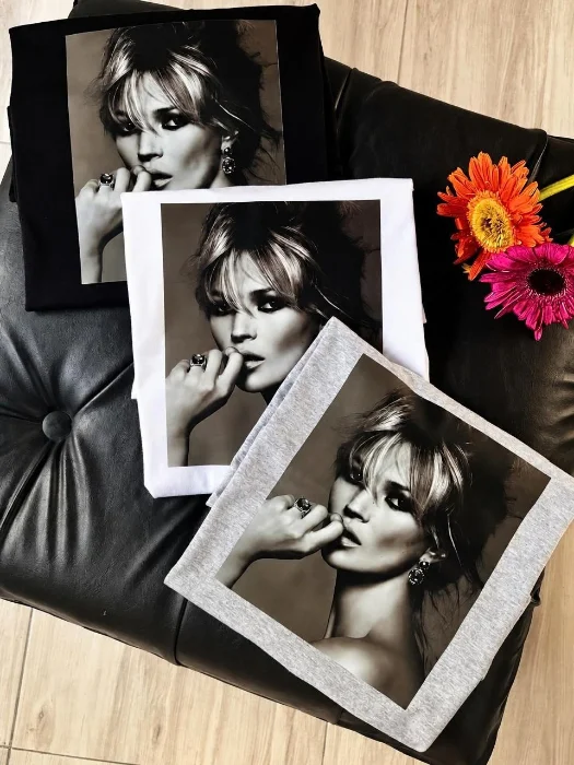 Remera Kate Moss Algodón