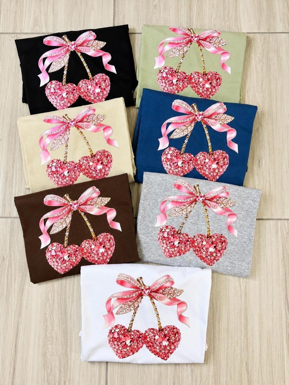 Remera Diamond Cherry Algodón - Imagen 4