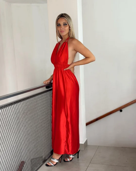 Vestido Elegante de Saten