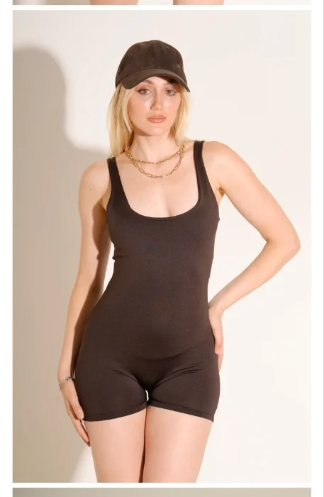 Catsuit Corto Microfibra