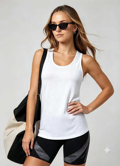 Musculosa Algodón Peinado Dama