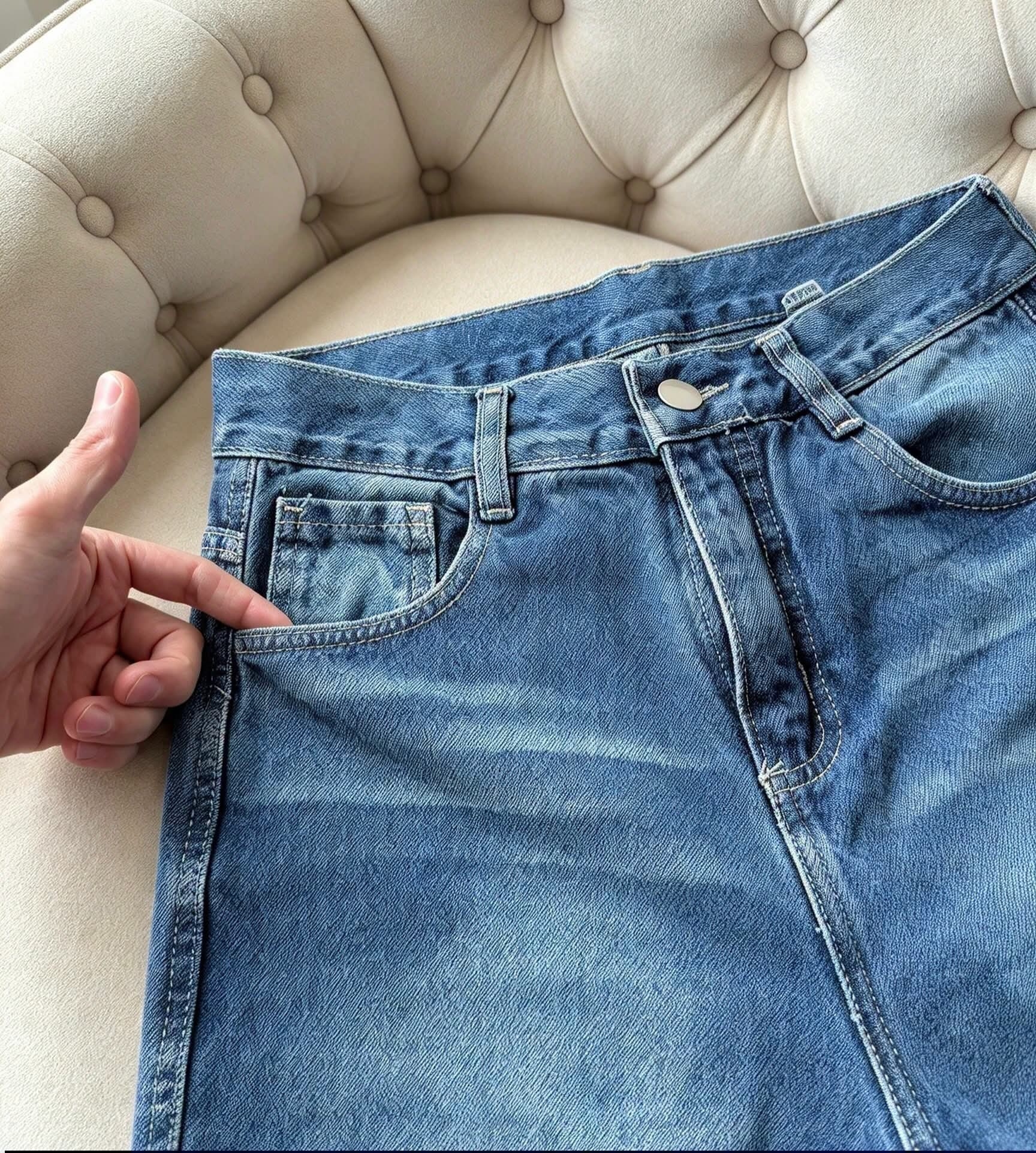 Shorts Jeans Tiro Alto - Imagen 3