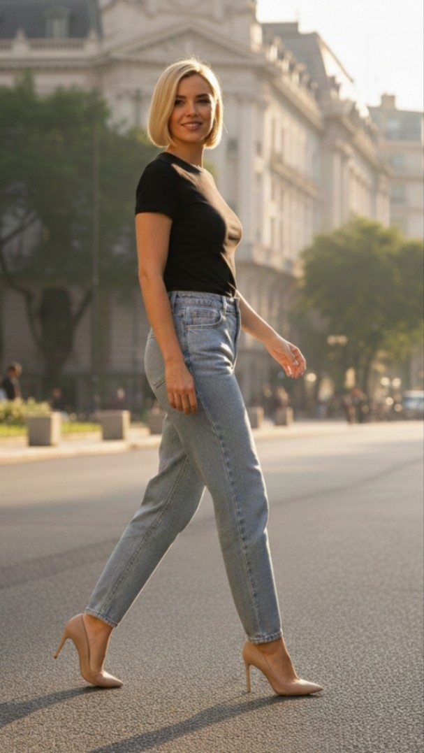 Jean Mom con Pinza - Imagen 2