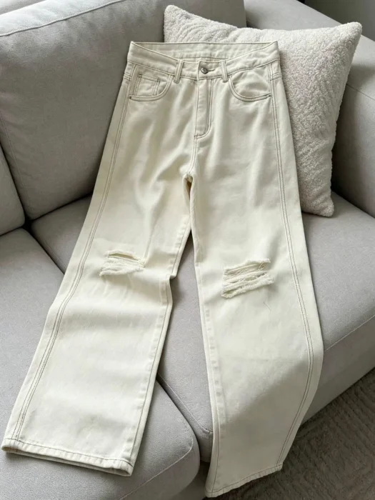 Wide Blanco con Rotura