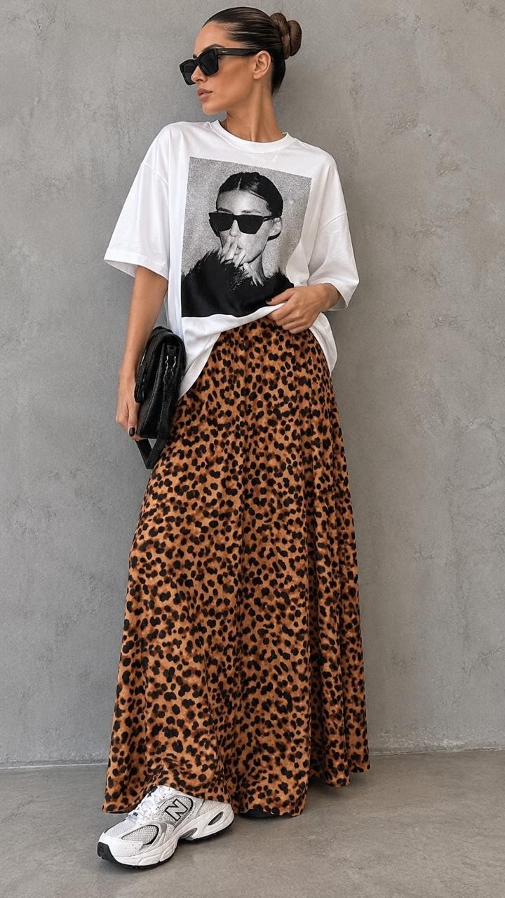 Maxifalda Animal Print - Imagen 2