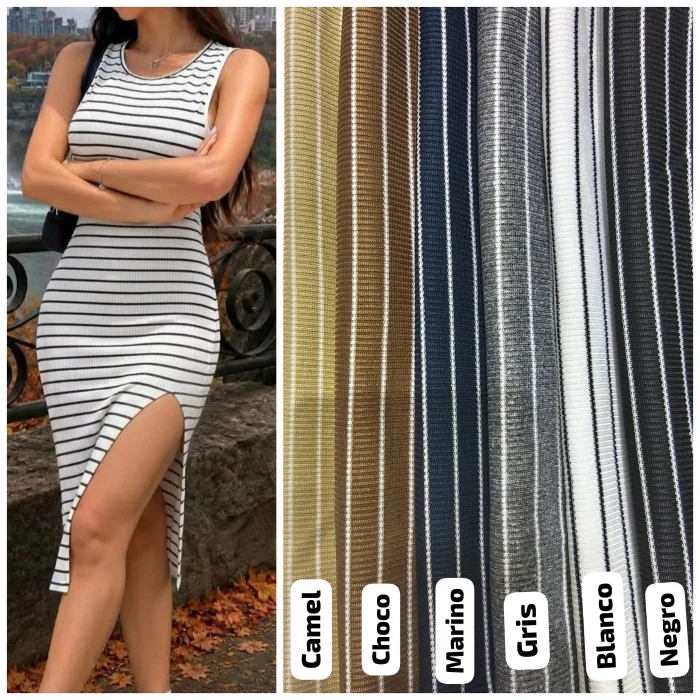 Vestido Rayado