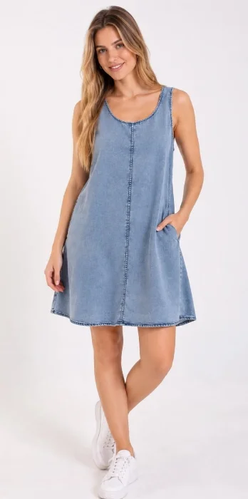 Vestido Jean Corto Importado