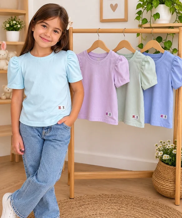 Remeras Manga Princesa