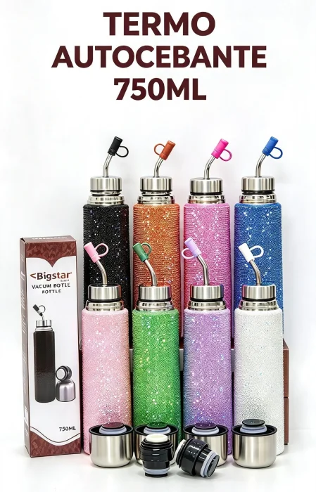 Termo con Brillo 750ml Autocebante con Brillo 750ml