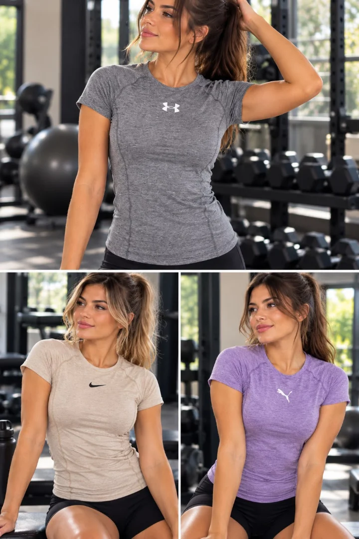 Remera Lycra Jaspeada - Imagen 2
