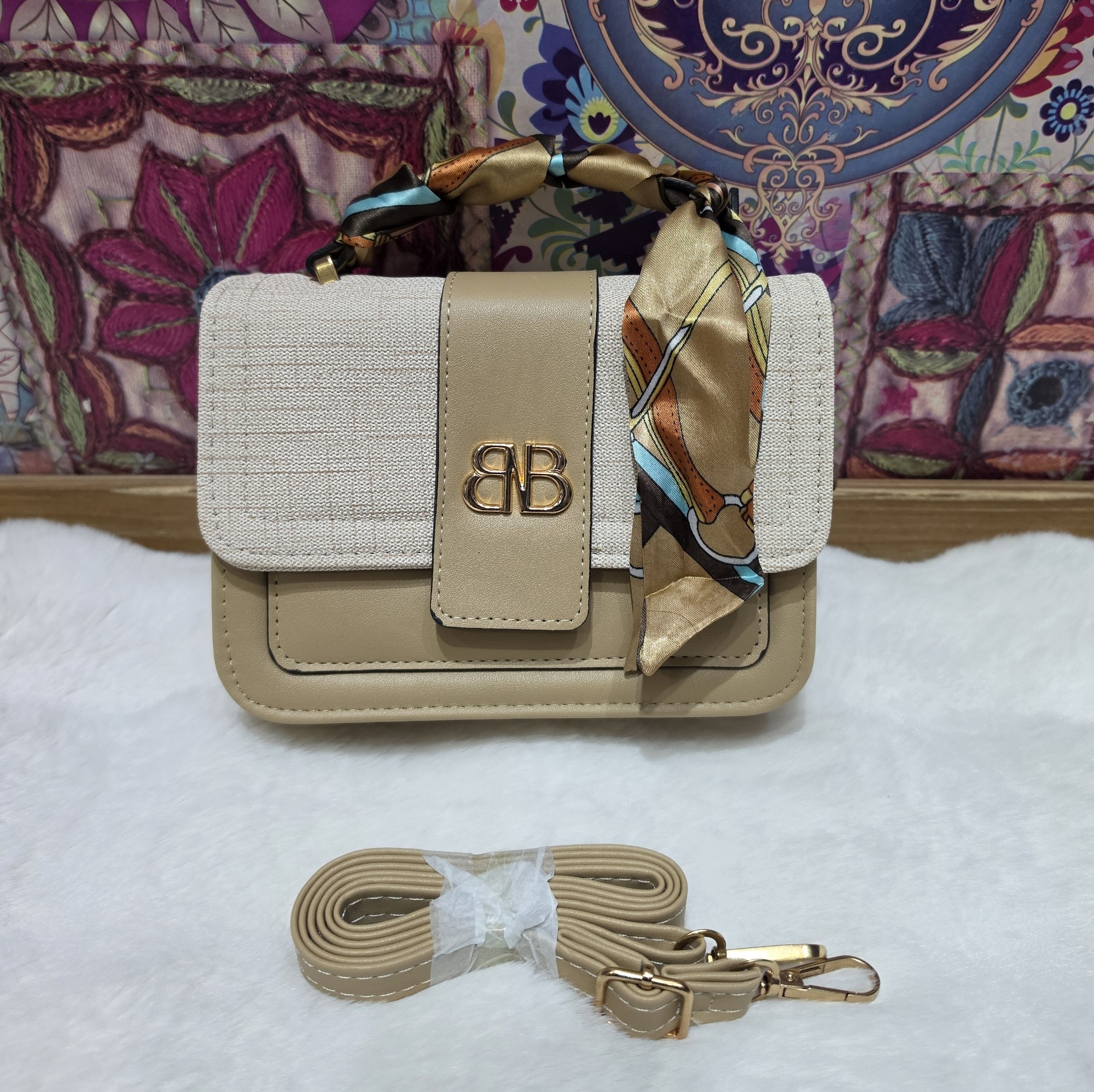 Hermoso Modelo de  Carterita Morral de Cuero Pu  Excelente Calidad - Imagen 5