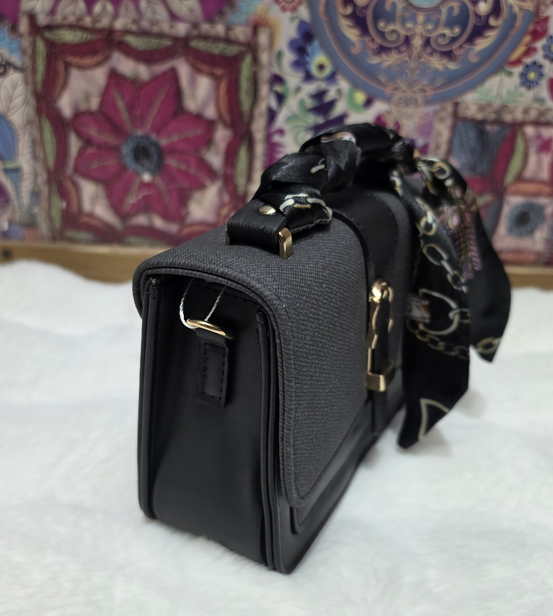 Hermoso Modelo de  Carterita Morral de Cuero Pu  Excelente Calidad - Imagen 6