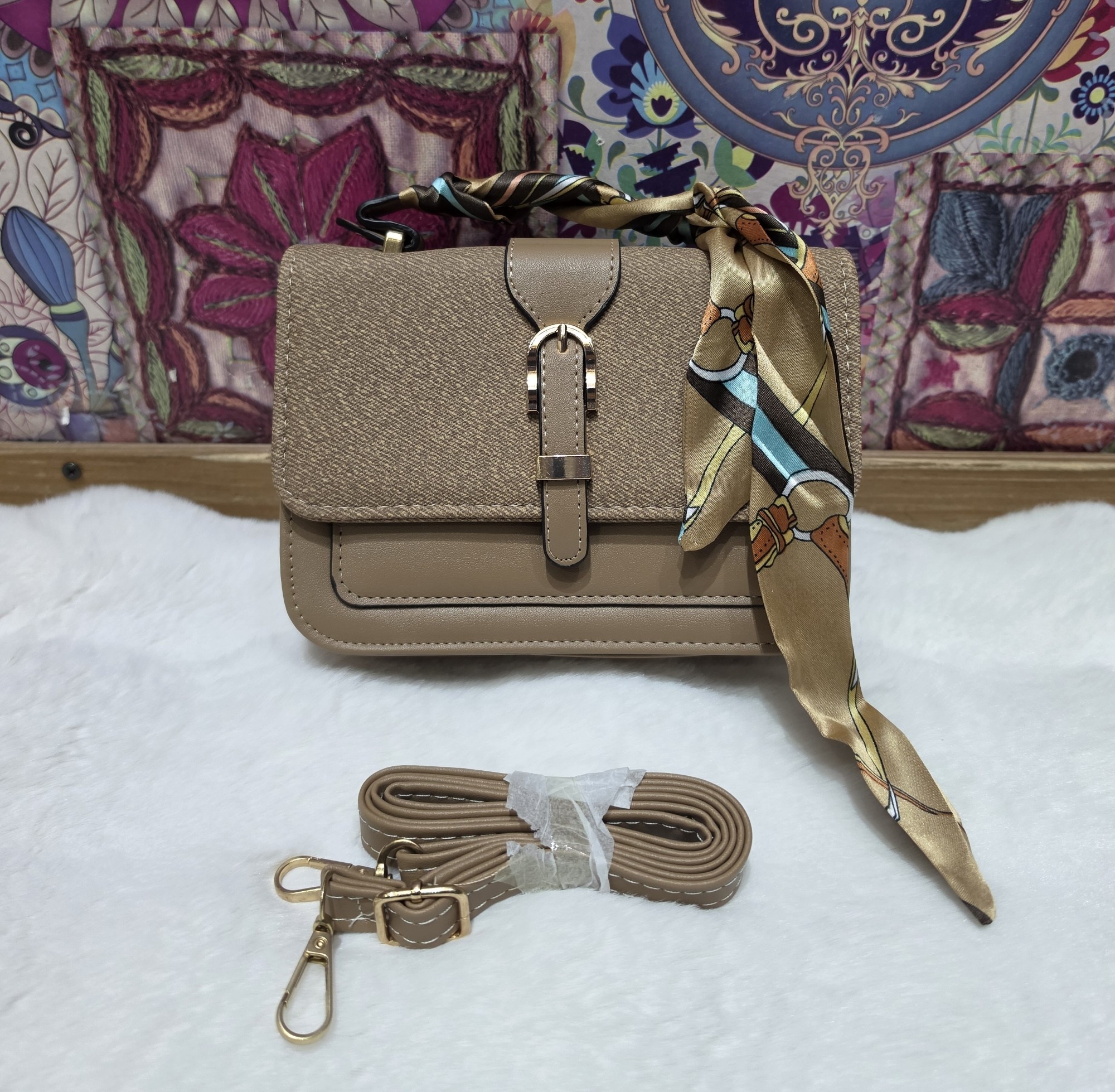 Hermoso Modelo de  Carterita Morral de Cuero Pu  Excelente Calidad - Imagen 6
