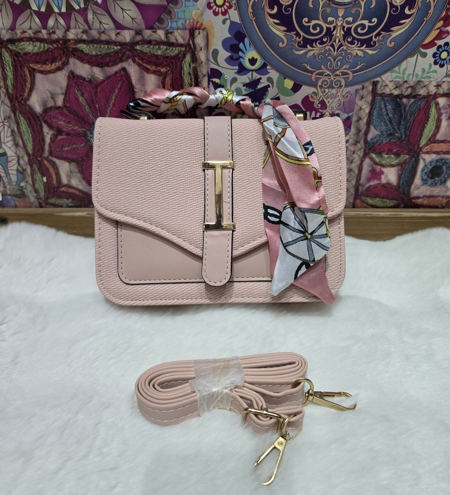 Hermoso Modelo de  Carterita Morral de Cuero Pu  Excelente Calidad - Imagen 4