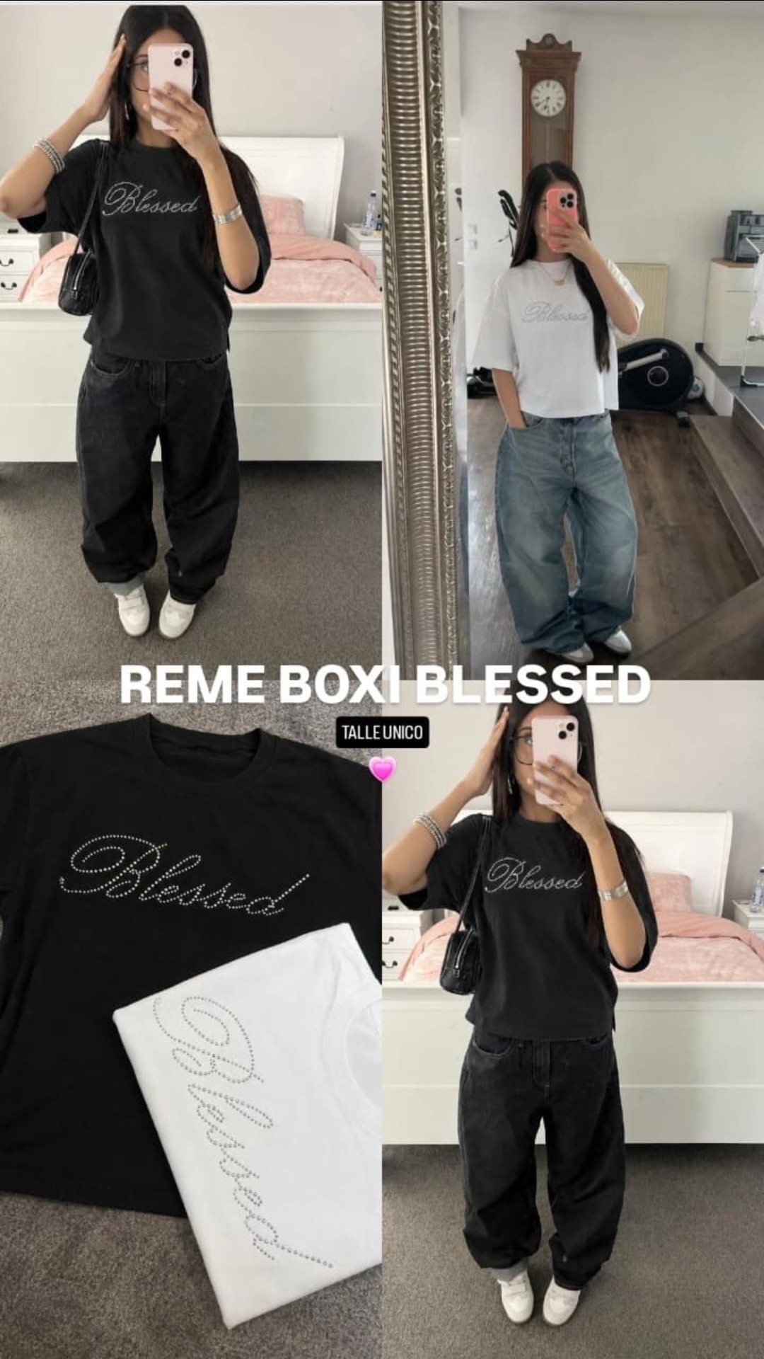 Remera Boxi Fit Brillitos - Imagen 4