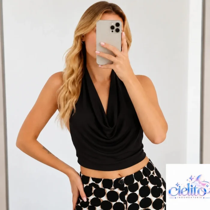 Top Cuello Caido