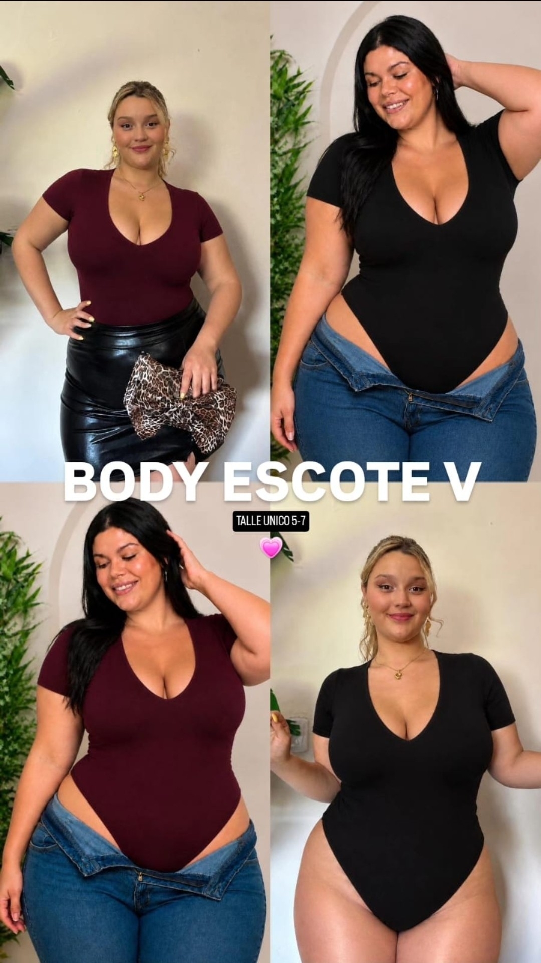 Body Escote V Curvy - Imagen 5