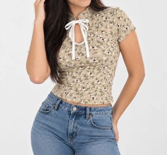 Liquidacion de Remera con Lazo Estilo Kimono - Imagen 3